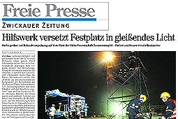 Bericht der Freien Presse